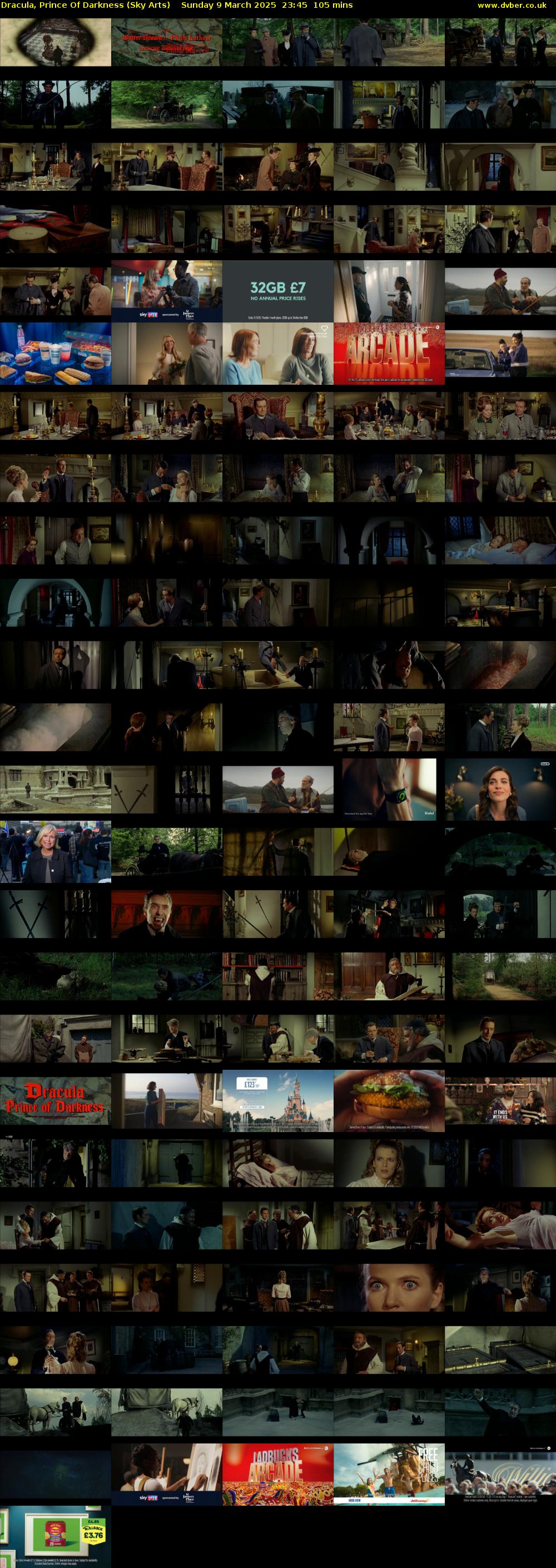 Dracula, Prince Of Darkness (Sky Arts) Sunday 9 March 2025 23:45 - 01:30
