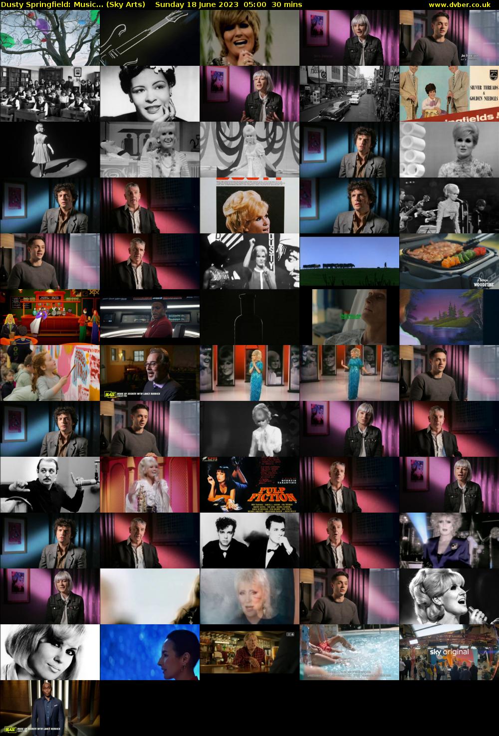 Dusty Springfield: Music... (Sky Arts) Sunday 18 June 2023 05:00 - 05:30