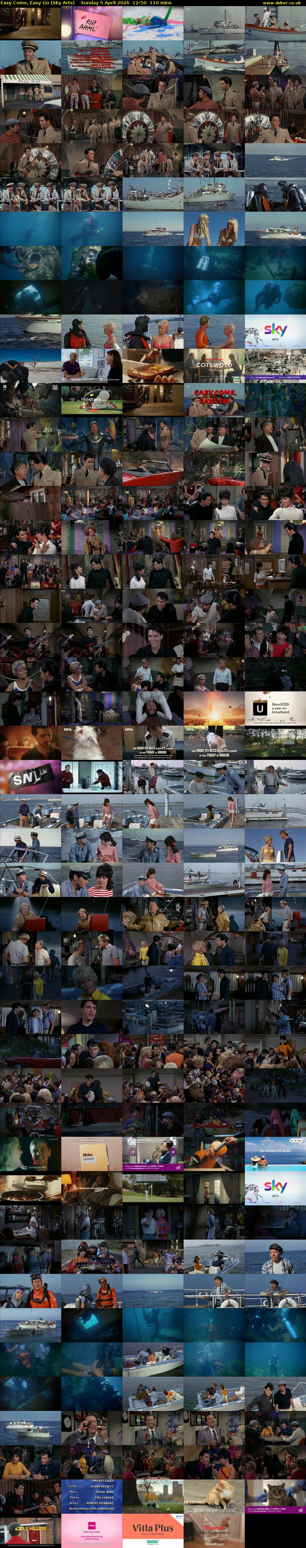 Easy Come, Easy Go (Sky Arts) Sunday 5 April 2026 12:50 - 14:40