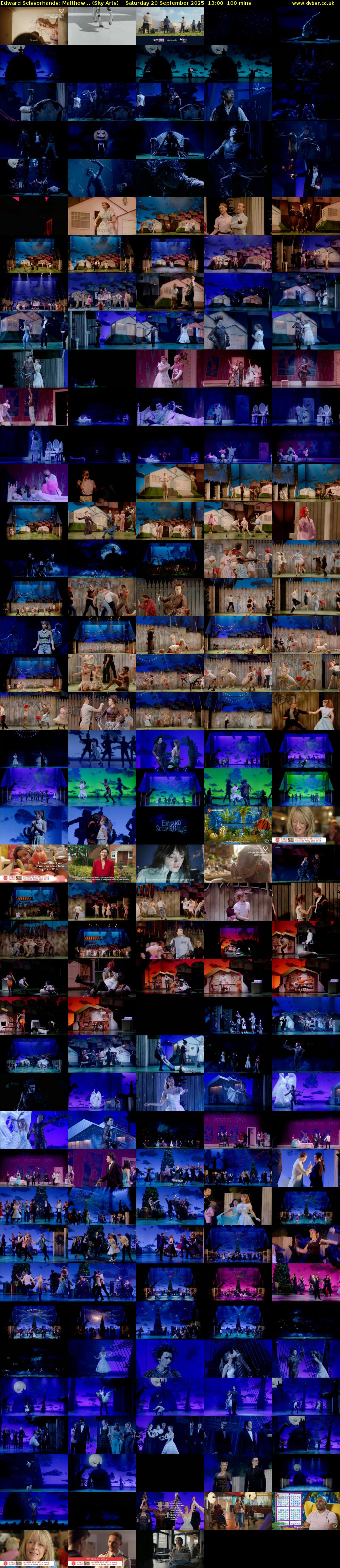 Edward Scissorhands: Matthew... (Sky Arts) Saturday 20 September 2025 13:00 - 14:40