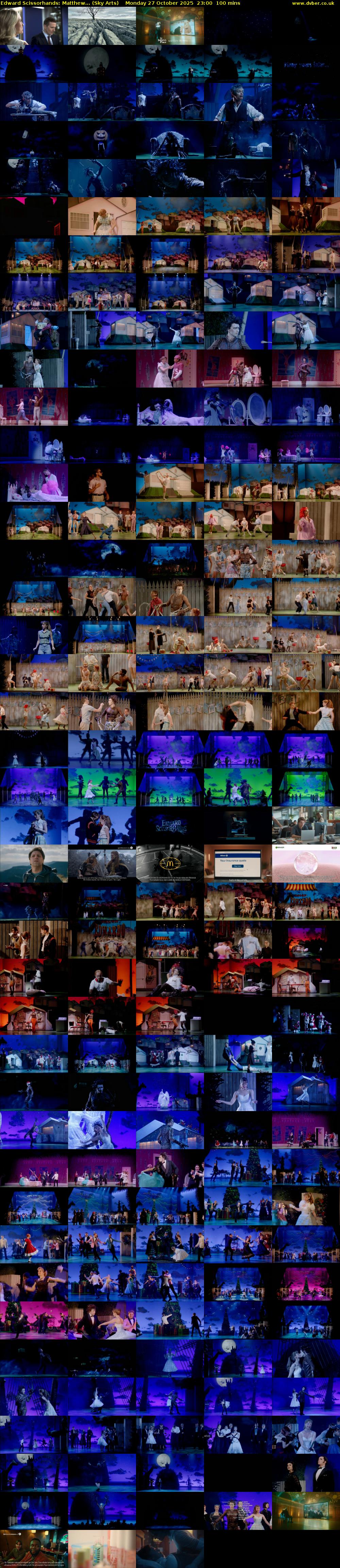 Edward Scissorhands: Matthew... (Sky Arts) Monday 27 October 2025 23:00 - 00:40