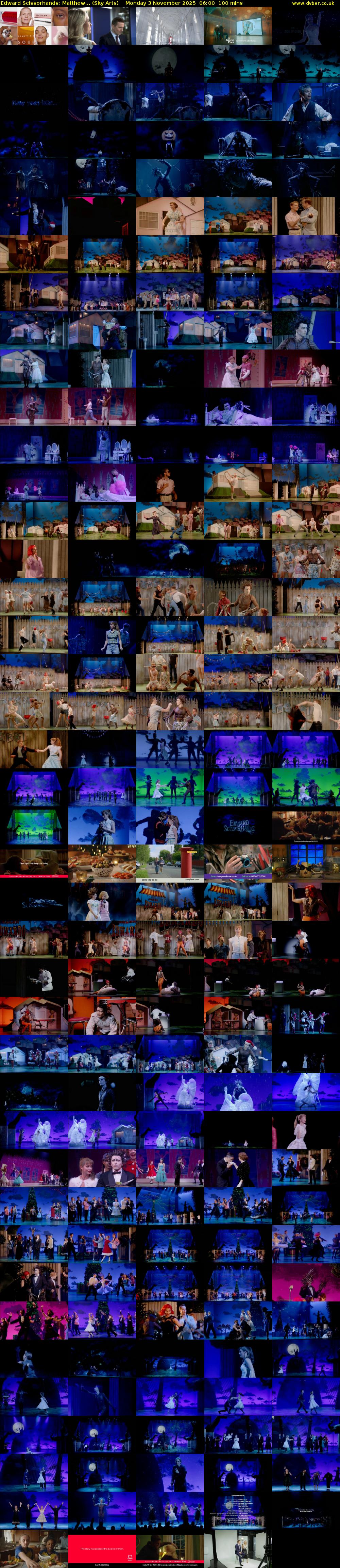 Edward Scissorhands: Matthew... (Sky Arts) Monday 3 November 2025 06:00 - 07:40