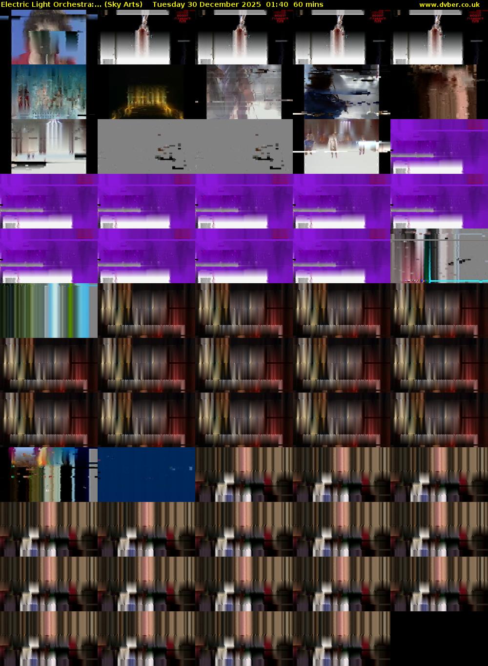 Electric Light Orchestra:... (Sky Arts) Tuesday 30 December 2025 01:40 - 02:40