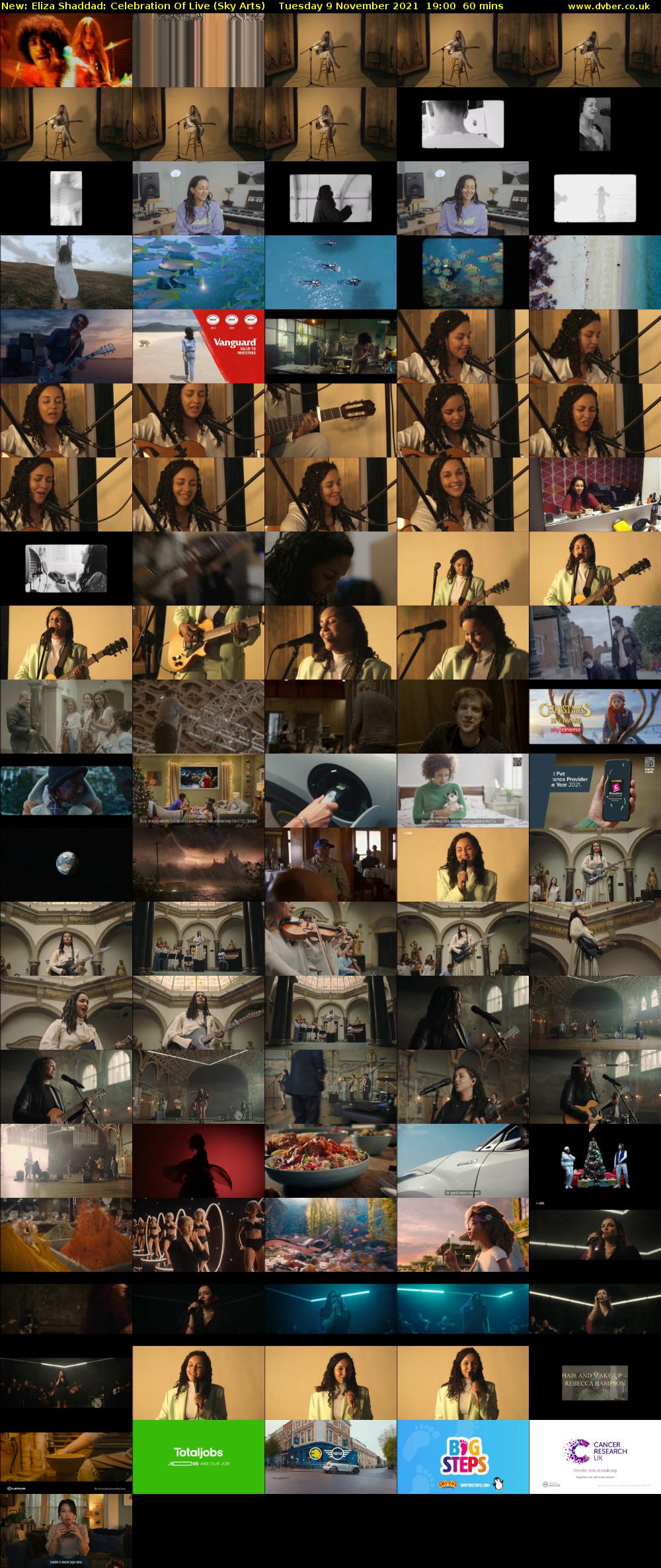 Eliza Shaddad: Celebration Of Live (Sky Arts) Tuesday 9 November 2021 19:00 - 20:00