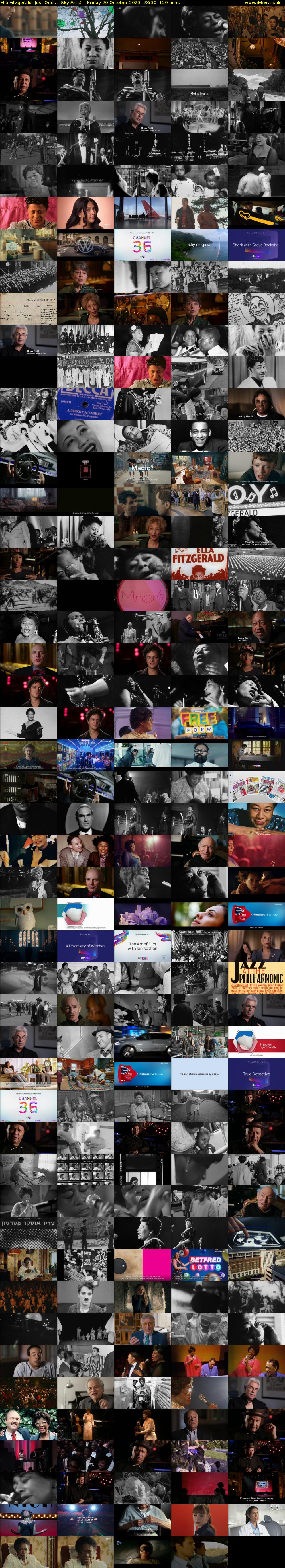 Ella Fitzgerald: Just One... (Sky Arts) Friday 20 October 2023 23:30 - 01:30