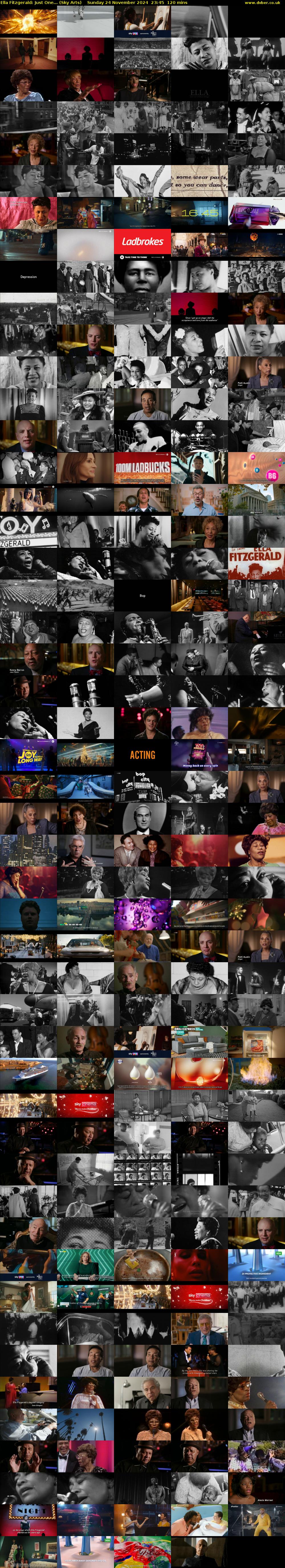 Ella Fitzgerald: Just One... (Sky Arts) Sunday 24 November 2024 23:45 - 01:45