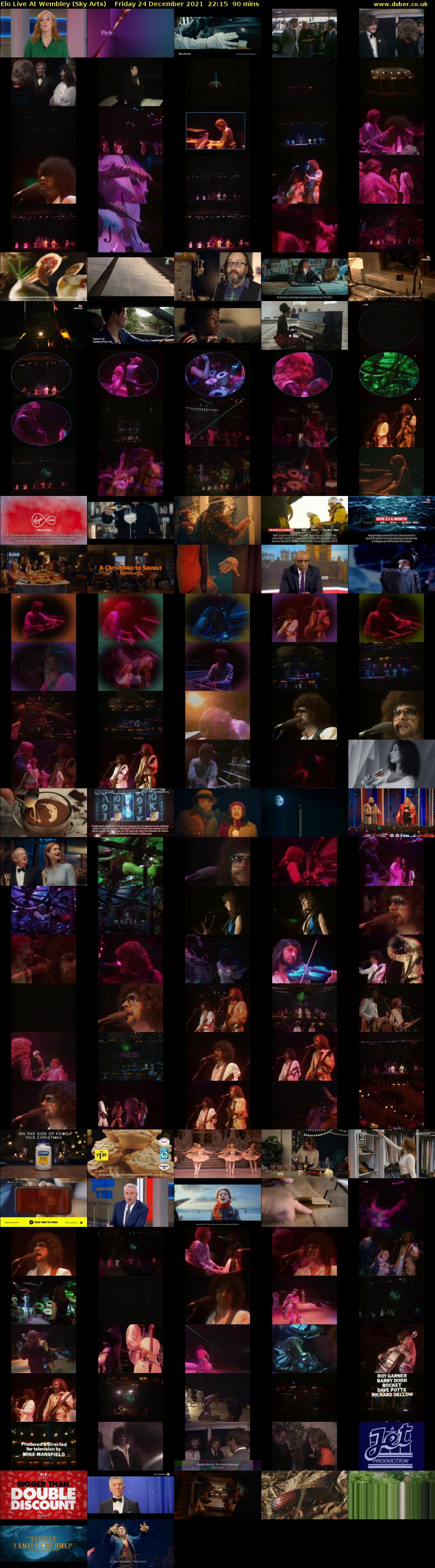 Elo Live At Wembley (Sky Arts) Friday 24 December 2021 22:15 - 23:45