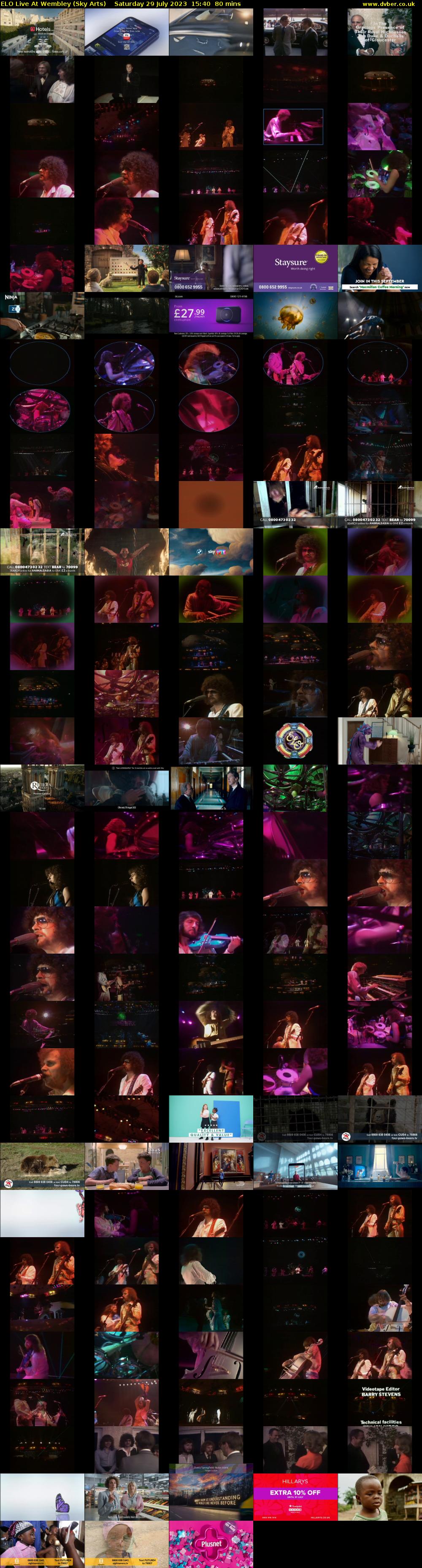 Elo Live At Wembley (Sky Arts) Saturday 29 July 2023 15:40 - 17:00