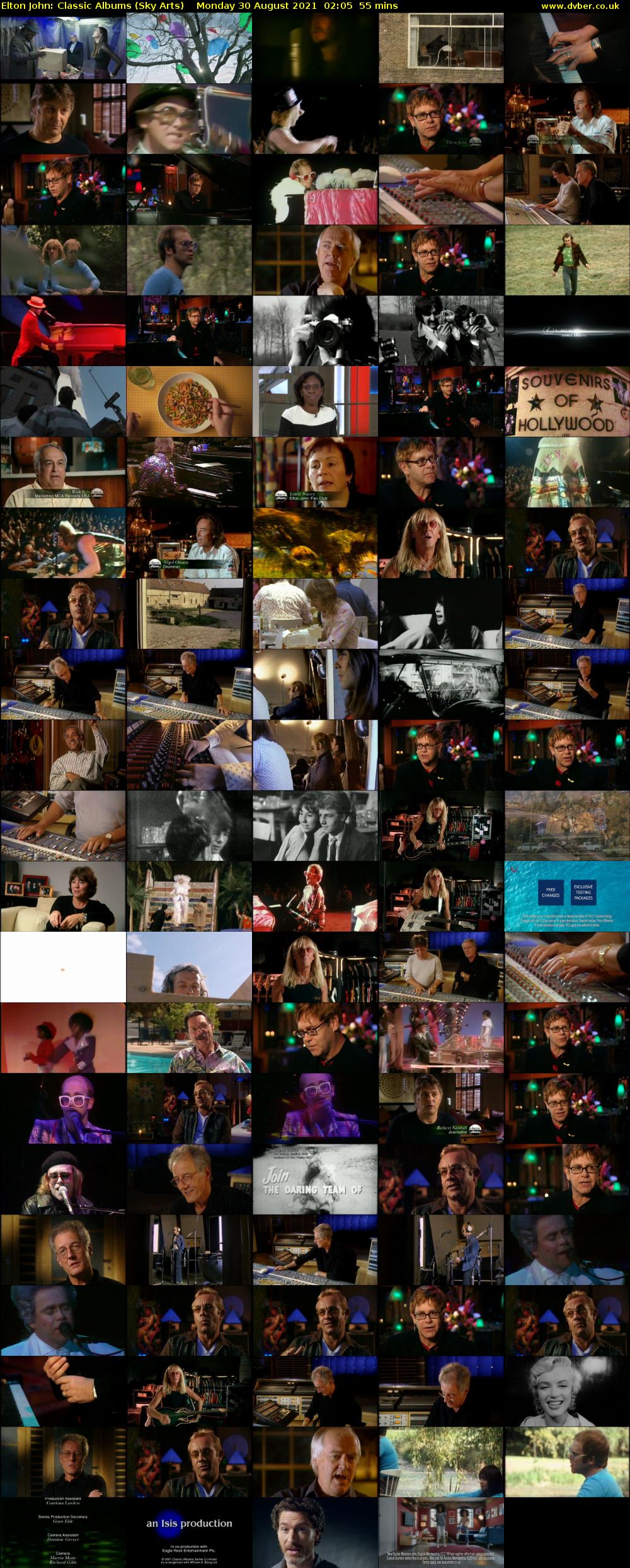 Elton John: Classic Albums (Sky Arts) Monday 30 August 2021 03:05 - 04:00