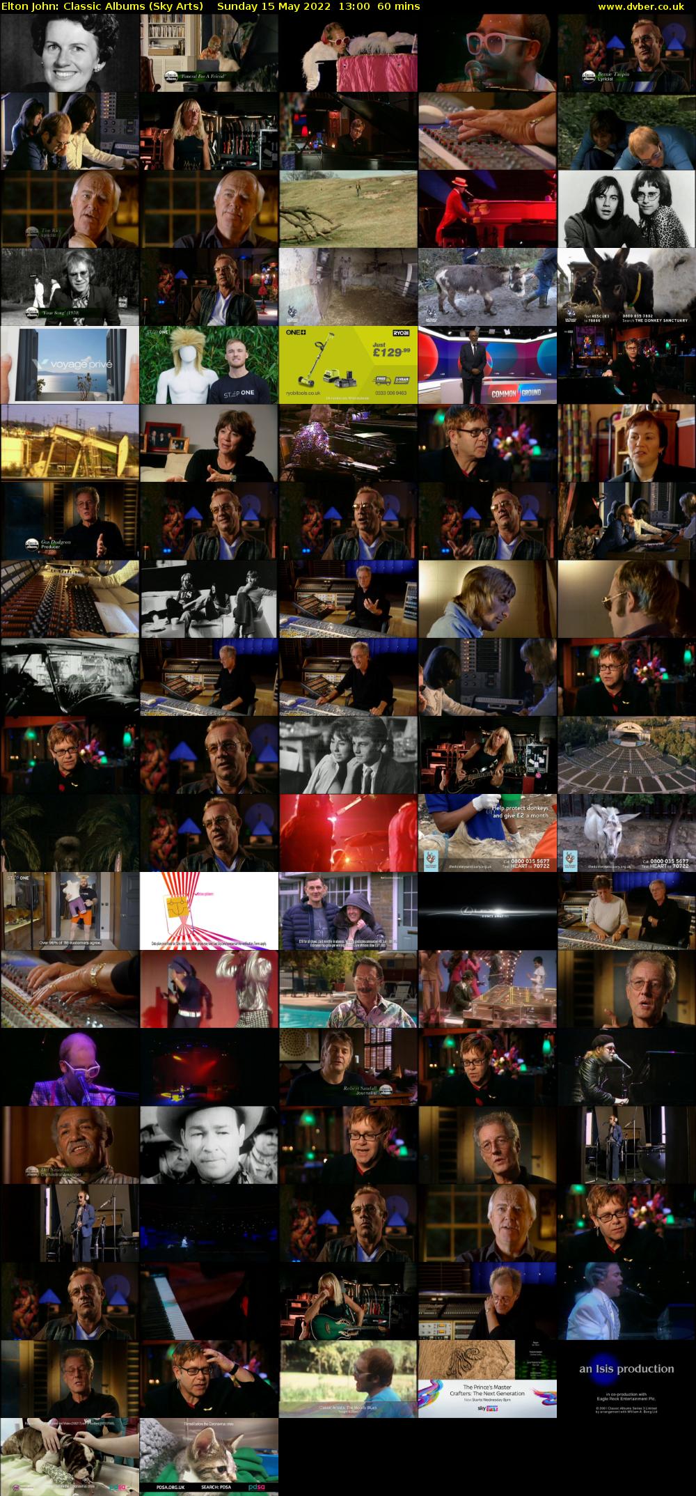Elton John: Classic Albums (Sky Arts) Sunday 15 May 2022 13:00 - 14:00