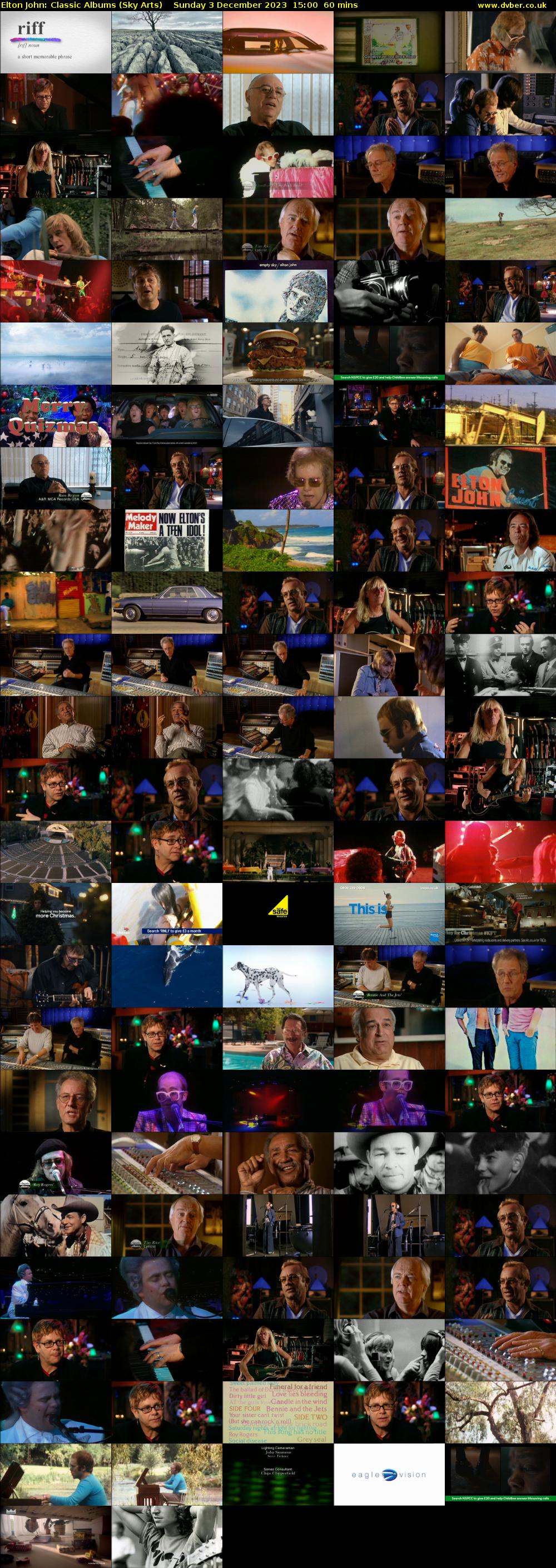 Elton John: Classic Albums (Sky Arts) Sunday 3 December 2023 15:00 - 16:00