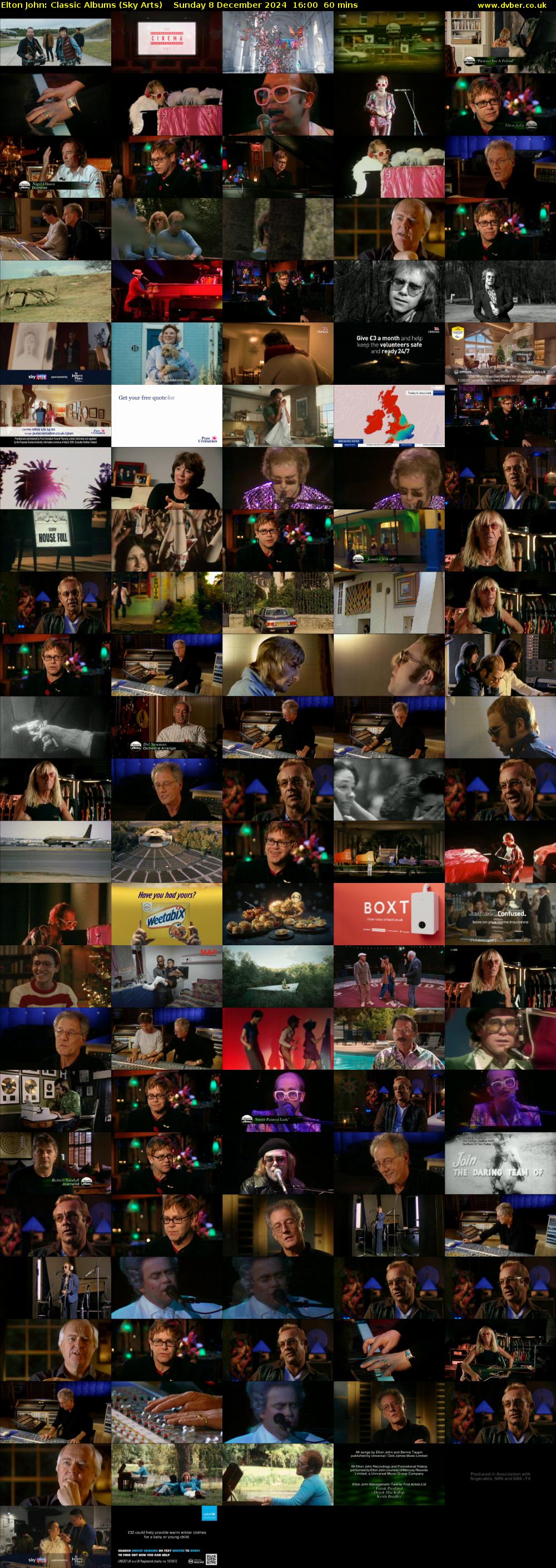 Elton John: Classic Albums (Sky Arts) Sunday 8 December 2024 16:00 - 17:00