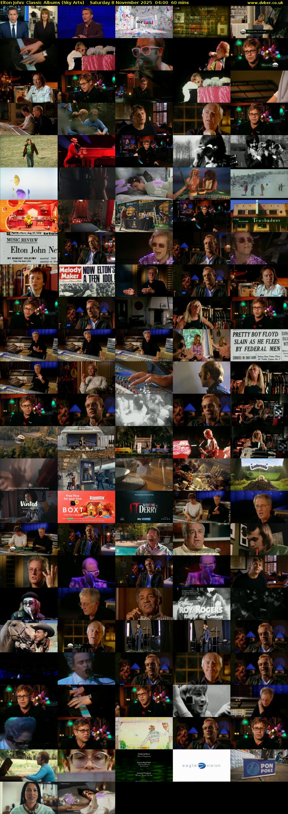 Elton John: Classic Albums (Sky Arts) Saturday 8 November 2025 04:00 - 05:00