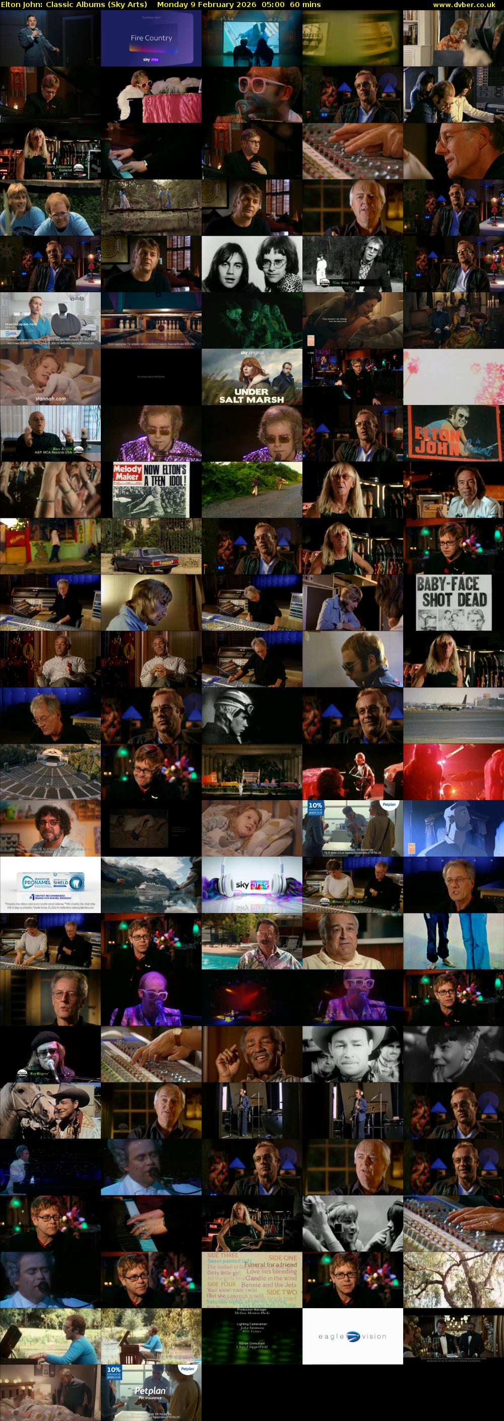 Elton John: Classic Albums (Sky Arts) Monday 9 February 2026 05:00 - 06:00