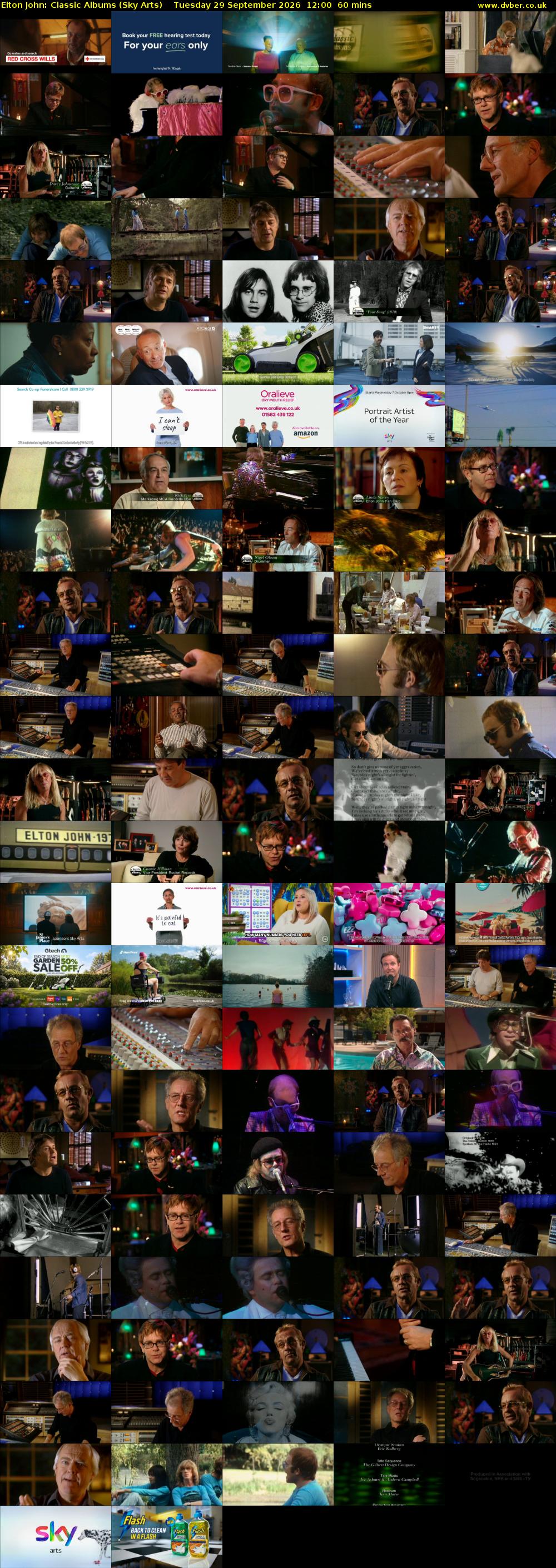 Elton John: Classic Albums (Sky Arts) Tuesday 29 September 2026 12:00 - 13:00