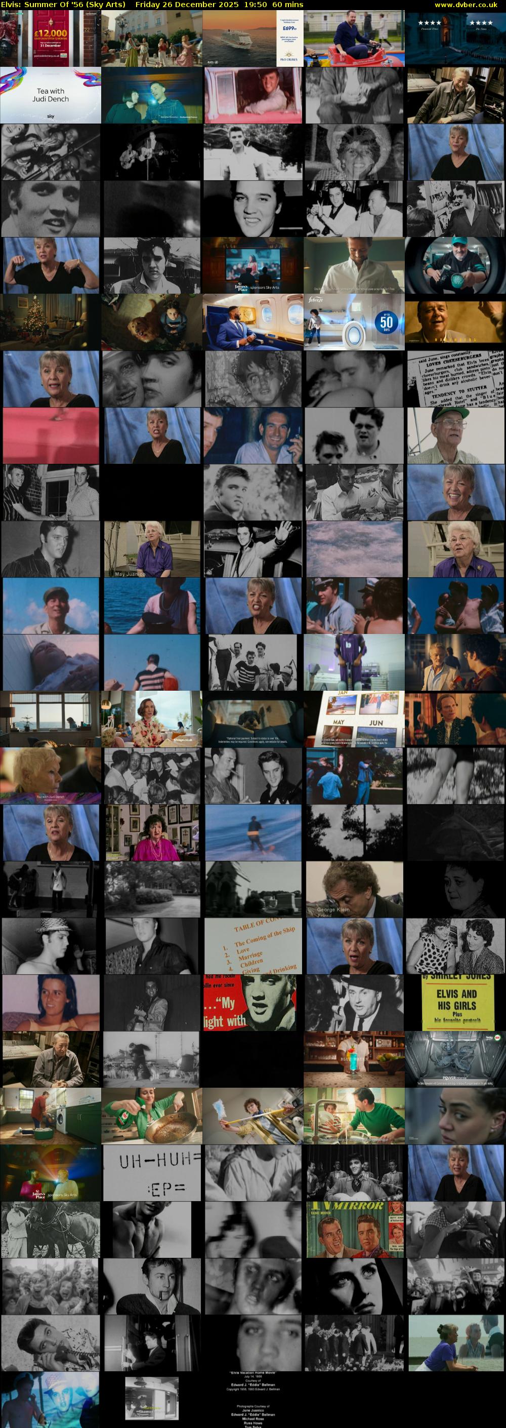 Elvis: Summer Of '56 (Sky Arts) Friday 26 December 2025 19:50 - 20:50