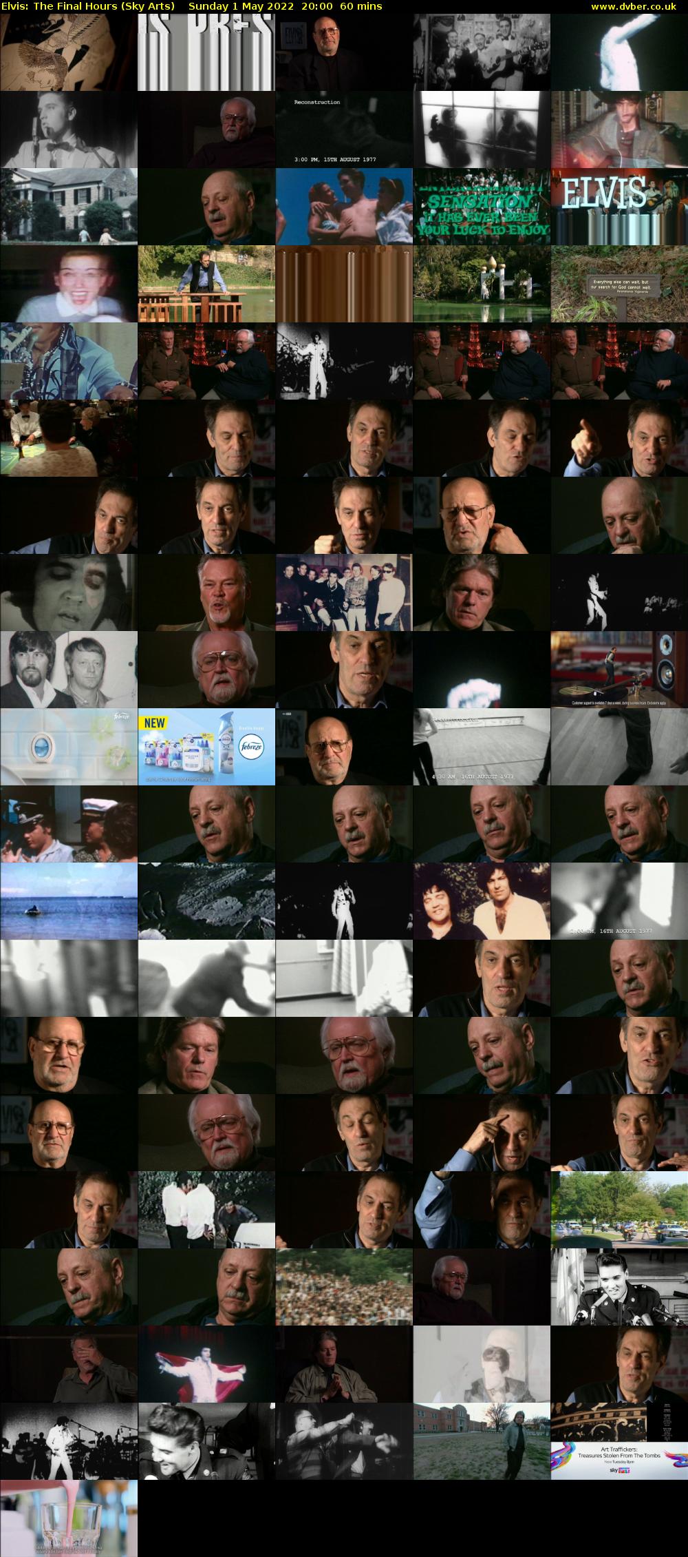 Elvis: The Final Hours (Sky Arts) Sunday 1 May 2022 20:00 - 21:00