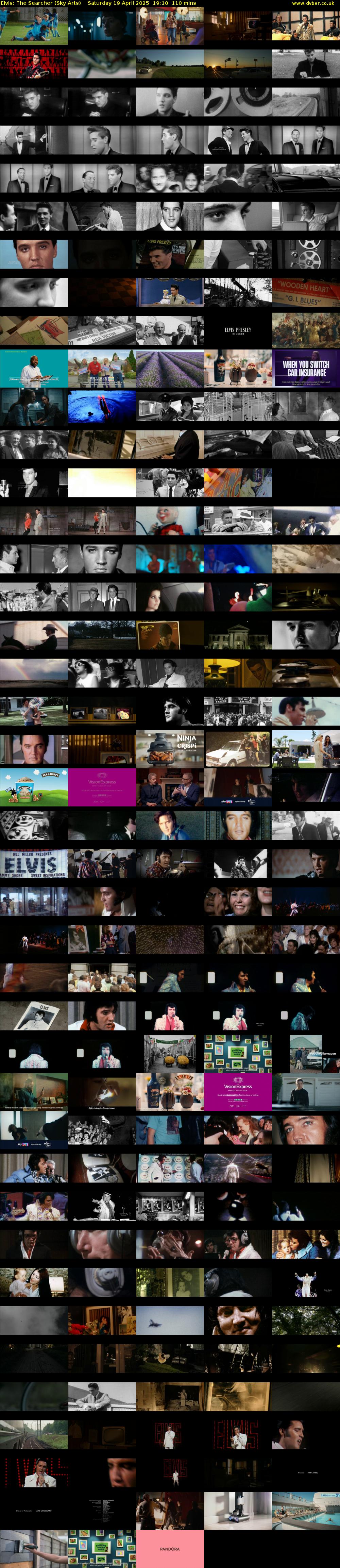 Elvis: The Searcher (Sky Arts) Saturday 19 April 2025 19:10 - 21:00