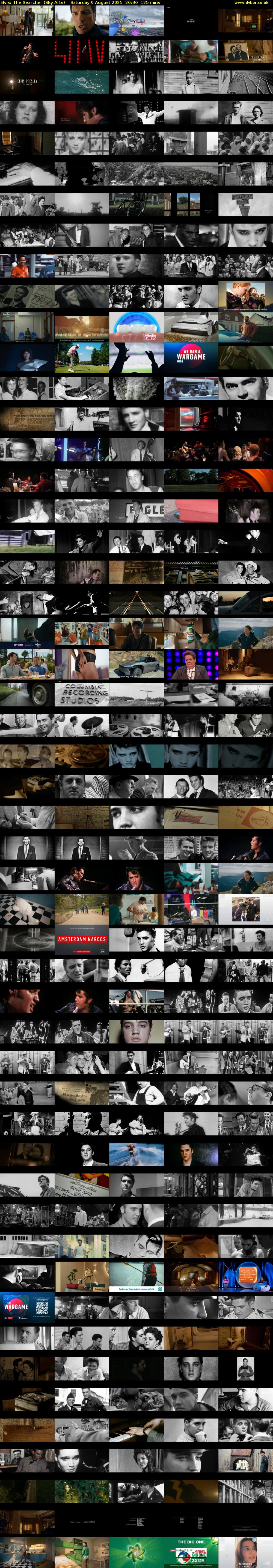 Elvis: The Searcher (Sky Arts) Saturday 9 August 2025 20:30 - 22:35
