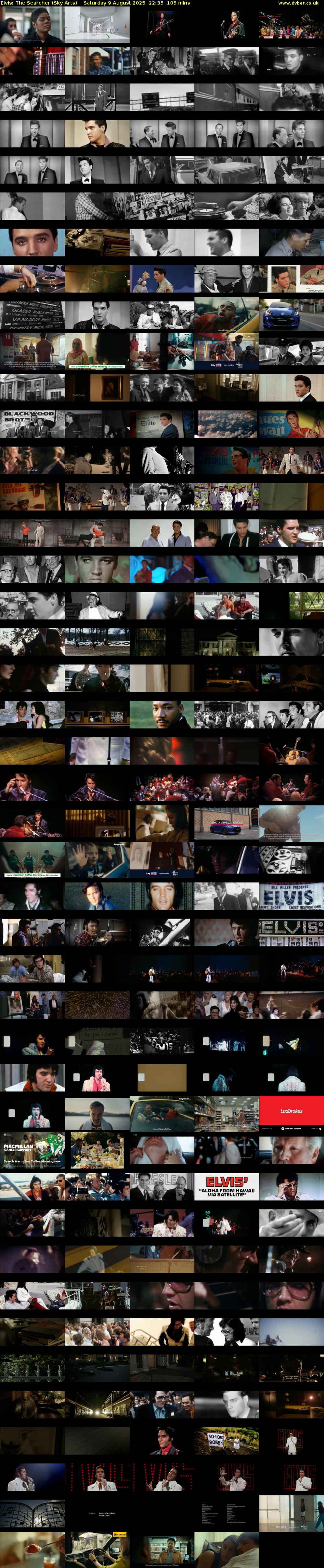 Elvis: The Searcher (Sky Arts) Saturday 9 August 2025 22:35 - 00:20