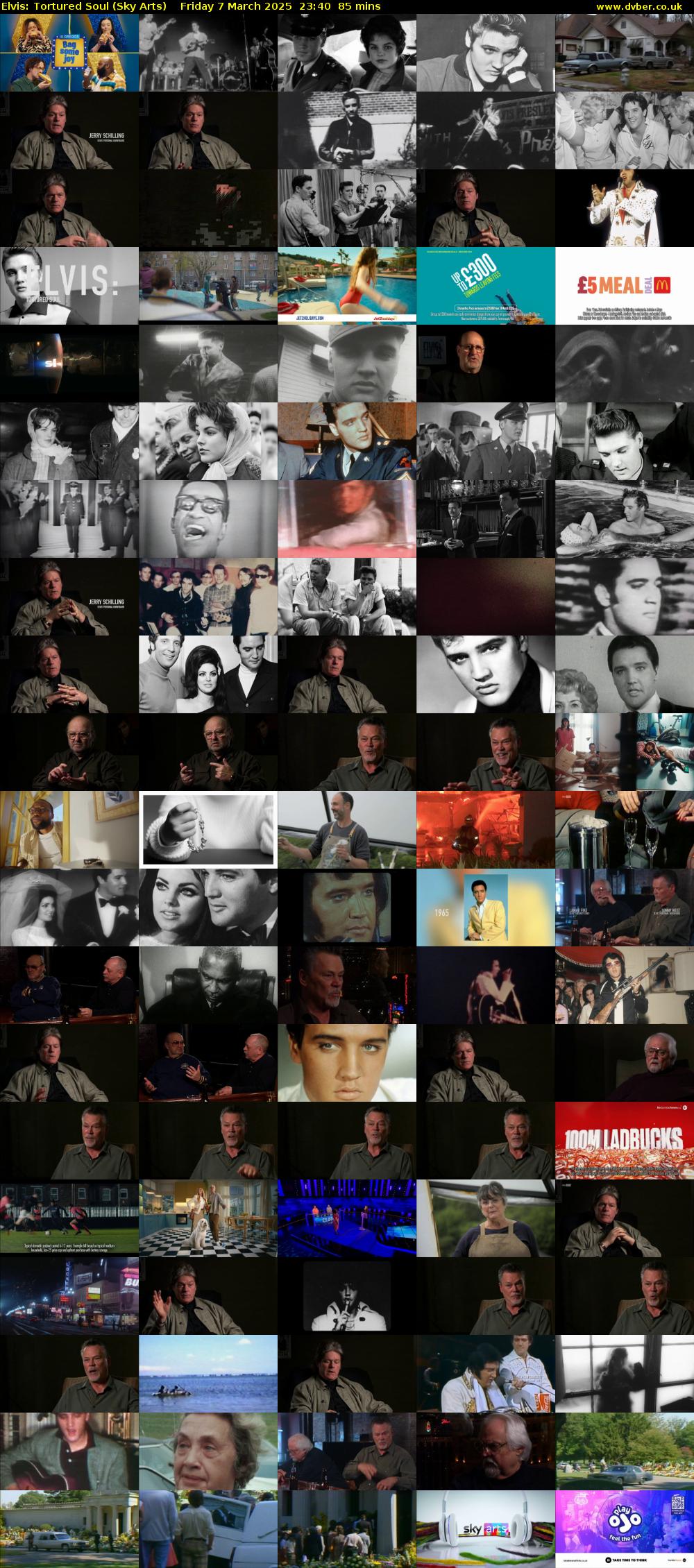 Elvis: Tortured Soul (Sky Arts) Friday 7 March 2025 23:40 - 01:05