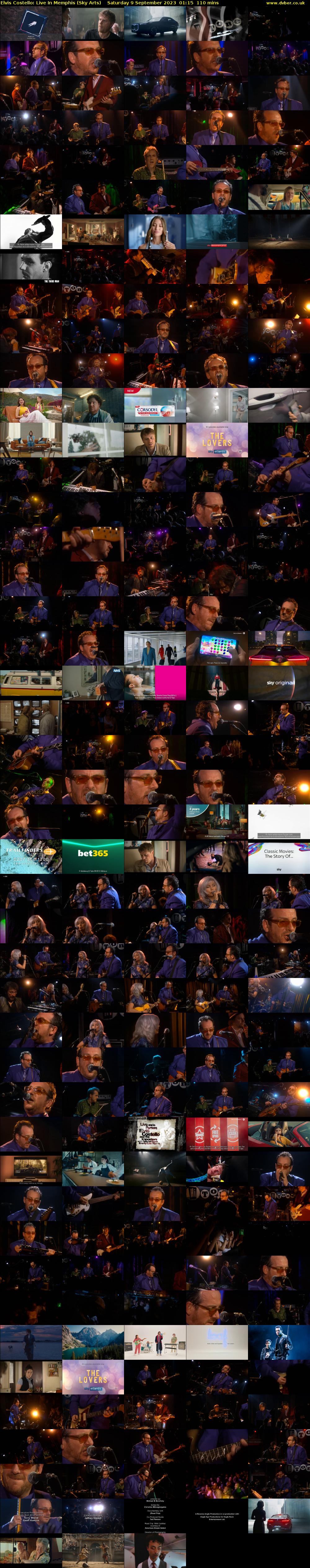 Elvis Costello: Live In Memphis (Sky Arts) Saturday 9 September 2023 01:15 - 03:05