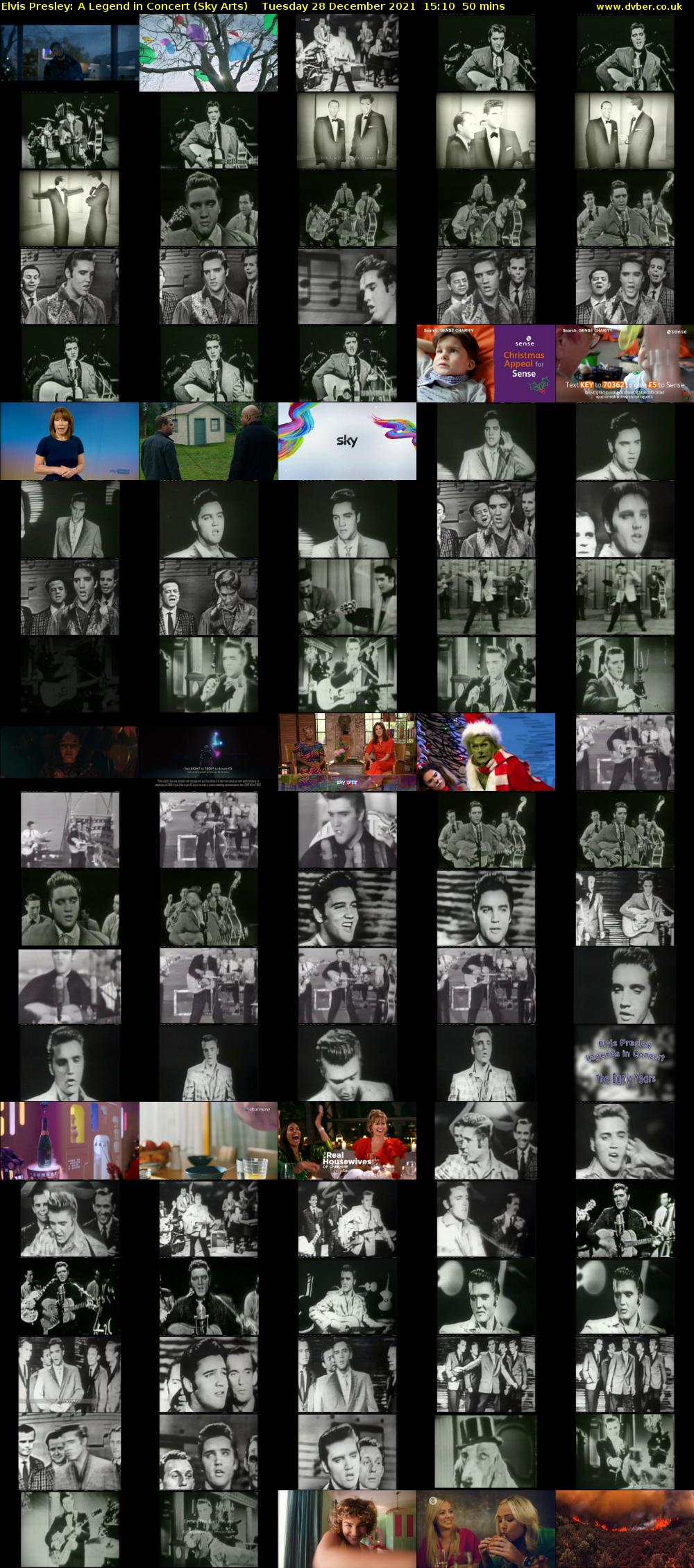 Elvis Presley: A Legend in Concert (Sky Arts) Tuesday 28 December 2021 15:10 - 16:00