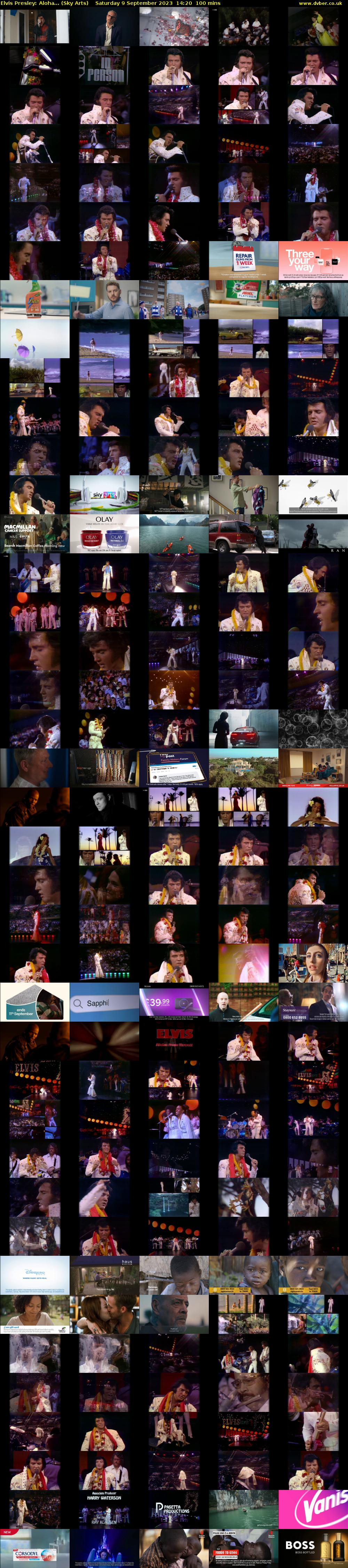 Elvis Presley: Aloha... (Sky Arts) Saturday 9 September 2023 14:20 - 16:00