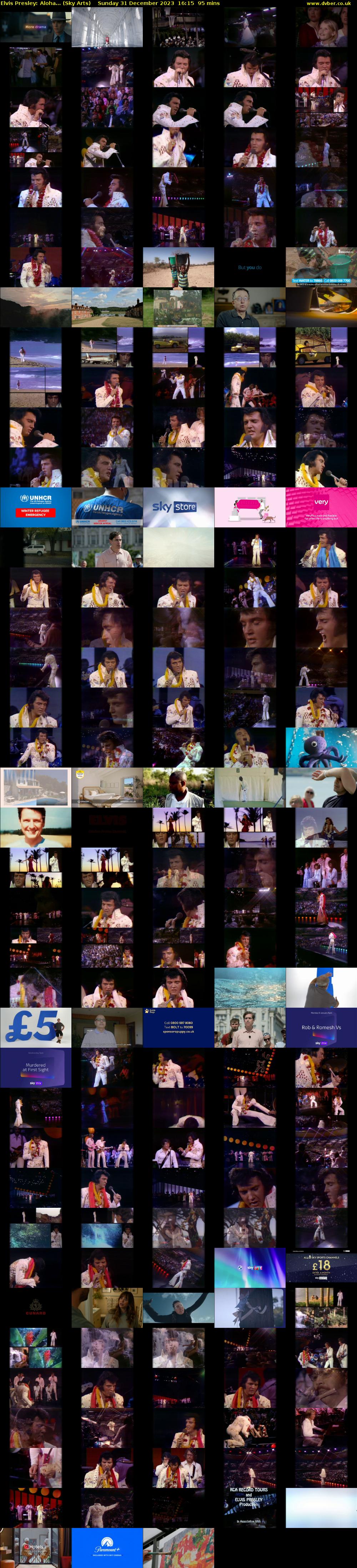 Elvis Presley: Aloha... (Sky Arts) Sunday 31 December 2023 16:15 - 17:50