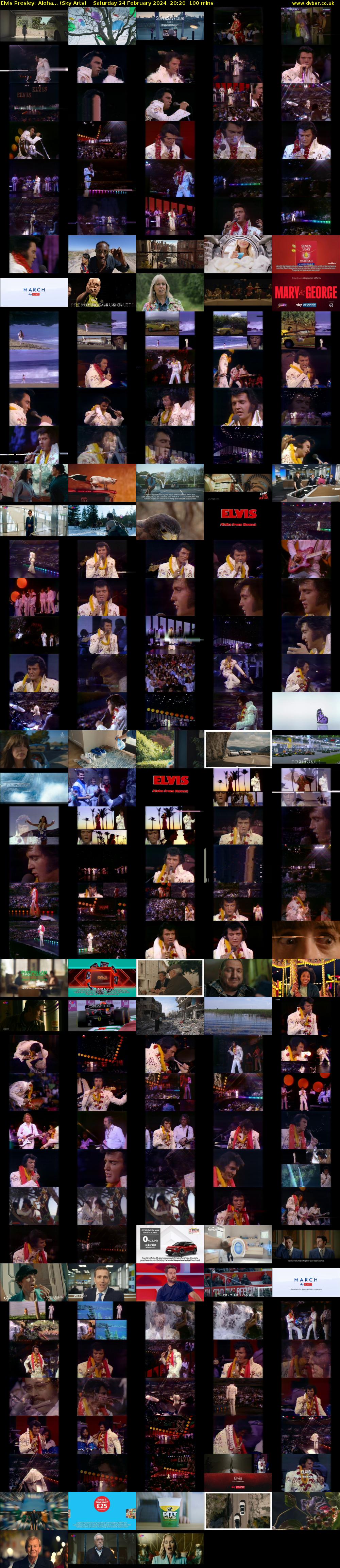 Elvis Presley: Aloha... (Sky Arts) Saturday 24 February 2024 20:20 - 22:00