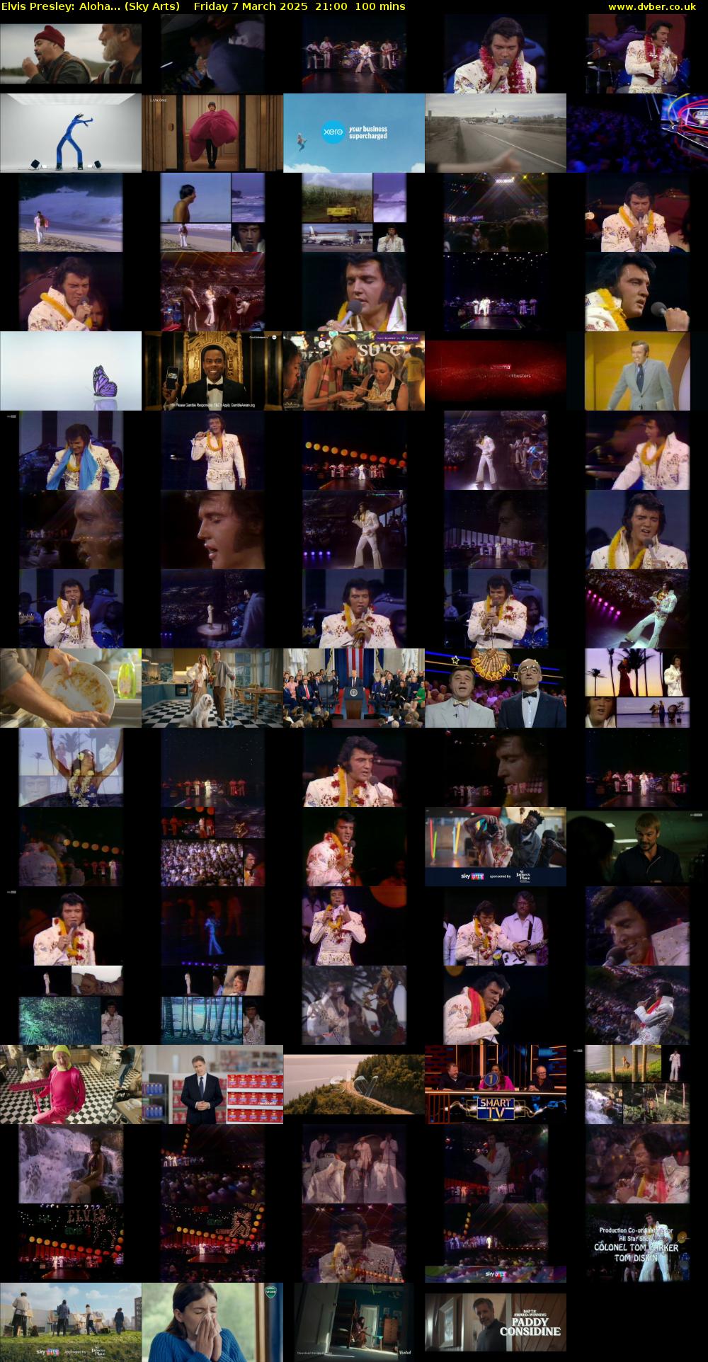 Elvis Presley: Aloha... (Sky Arts) Friday 7 March 2025 21:00 - 22:40