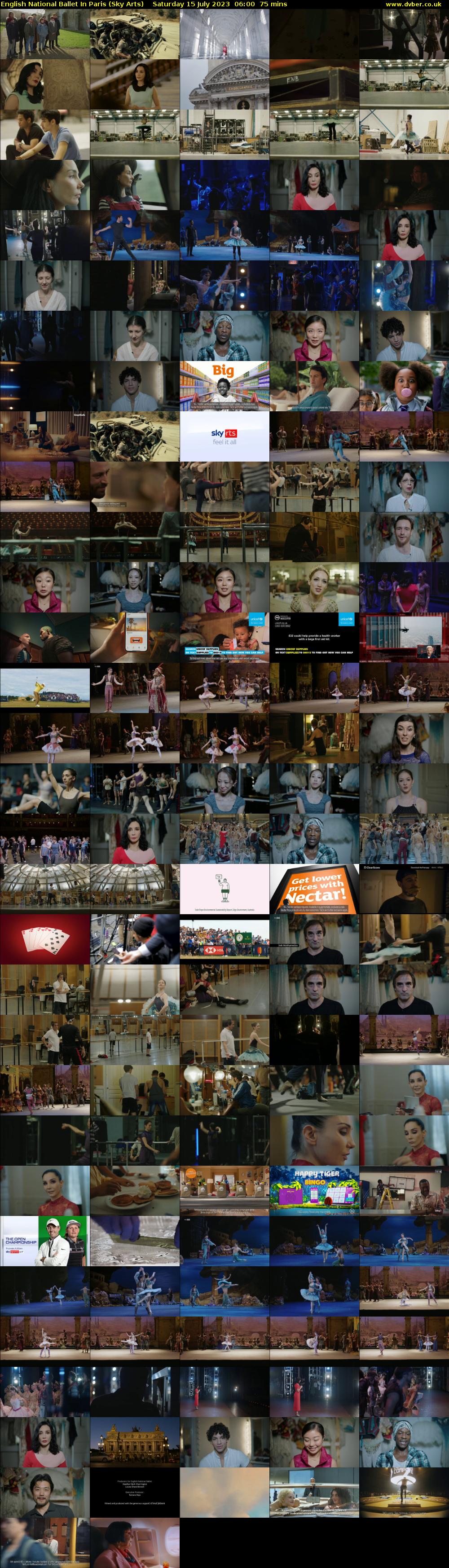 English National Ballet In Paris (Sky Arts) Saturday 15 July 2023 06:00 - 07:15