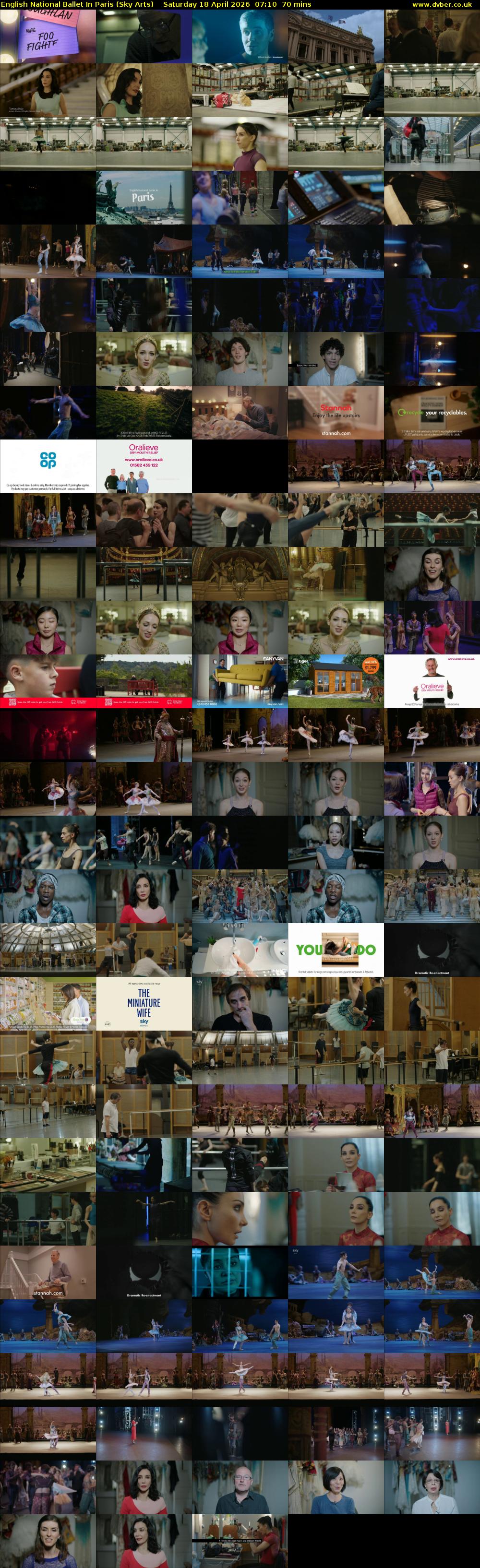 English National Ballet In Paris (Sky Arts) Saturday 18 April 2026 07:10 - 08:20