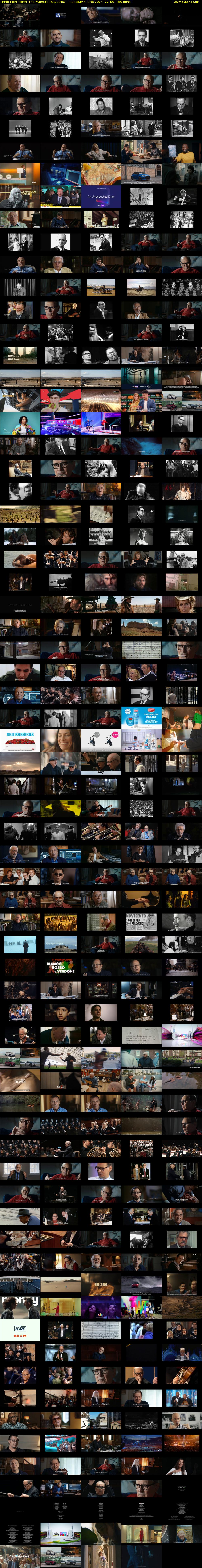 Ennio Morricone: The Maestro (Sky Arts) Tuesday 4 June 2024 22:00 - 01:00
