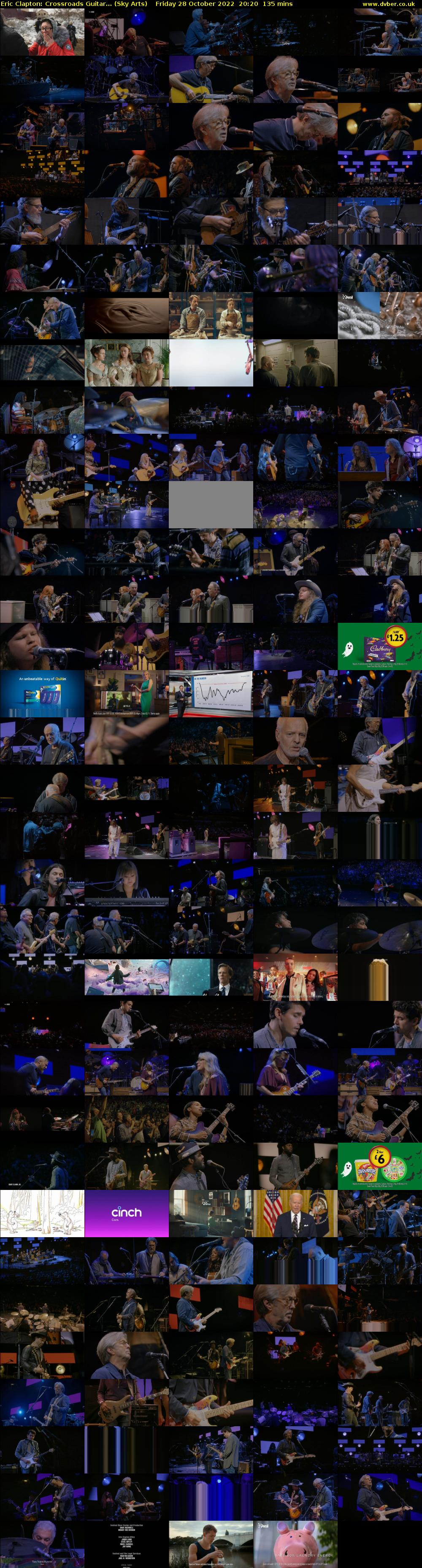 Eric Clapton: Crossroads Guitar... (Sky Arts) Friday 28 October 2022 20:20 - 22:35