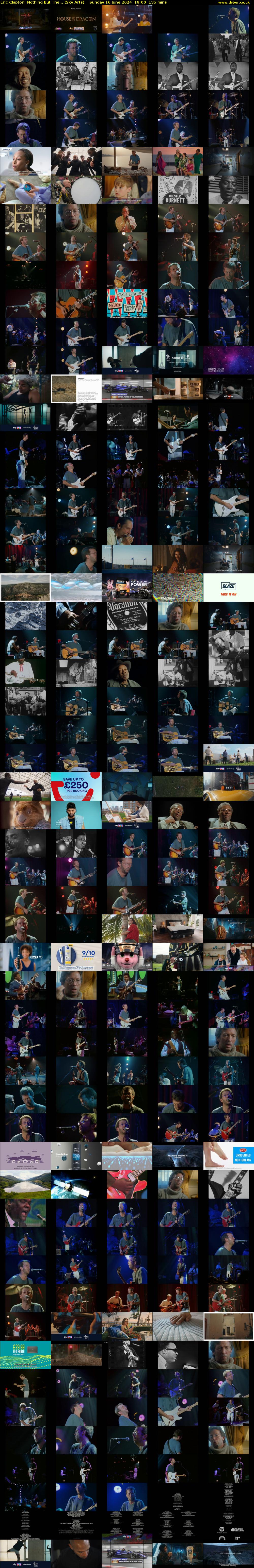 Eric Clapton: Nothing But The... (Sky Arts) Sunday 16 June 2024 19:00 - 21:15