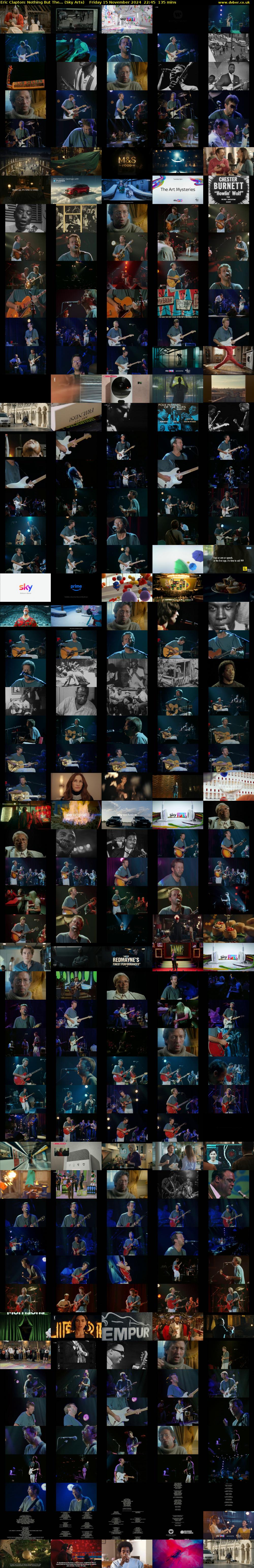 Eric Clapton: Nothing But The... (Sky Arts) Friday 15 November 2024 22:45 - 01:00