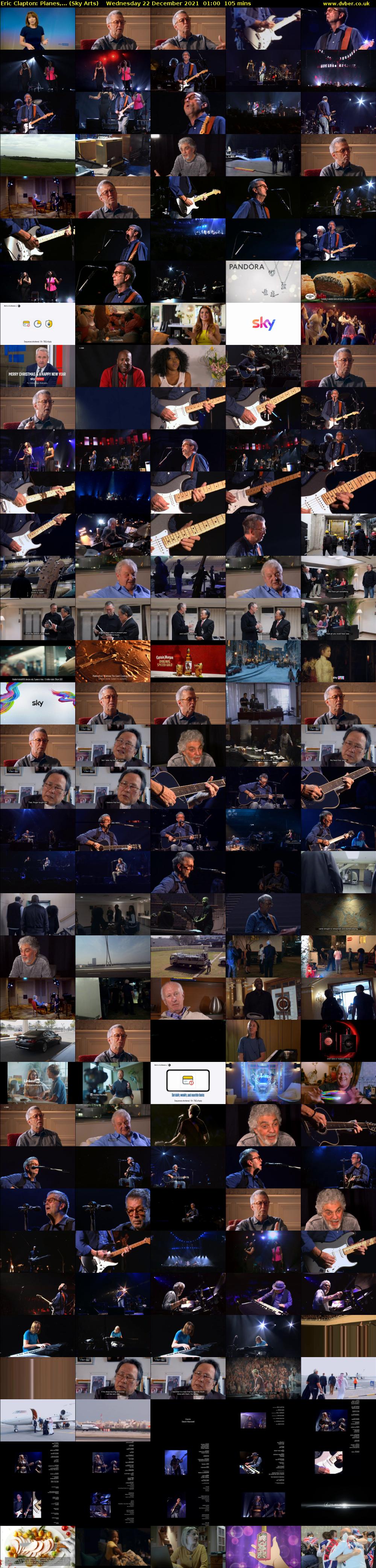 Eric Clapton: Planes,... (Sky Arts) Wednesday 22 December 2021 01:00 - 02:45