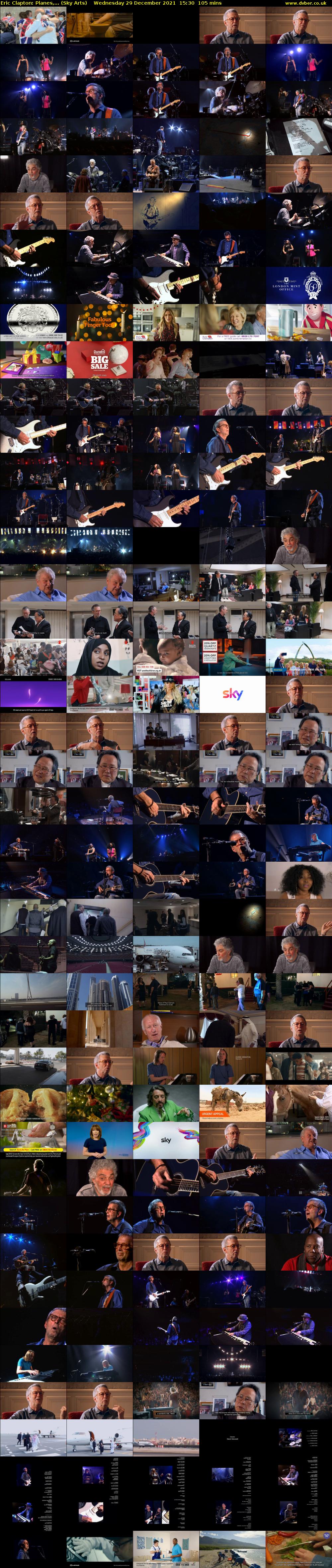 Eric Clapton: Planes,... (Sky Arts) Wednesday 29 December 2021 15:30 - 17:15