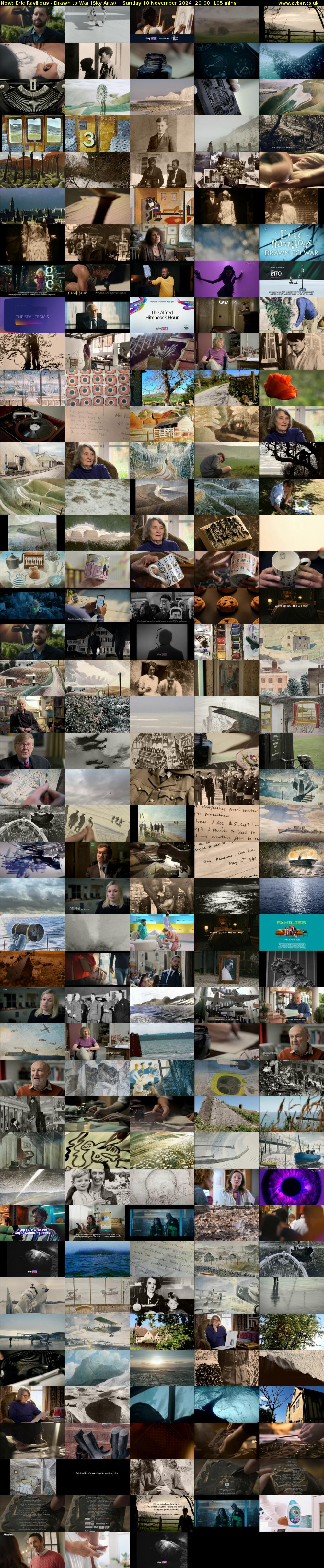 Eric Ravilious - Drawn to War (Sky Arts) Sunday 10 November 2024 20:00 - 21:45