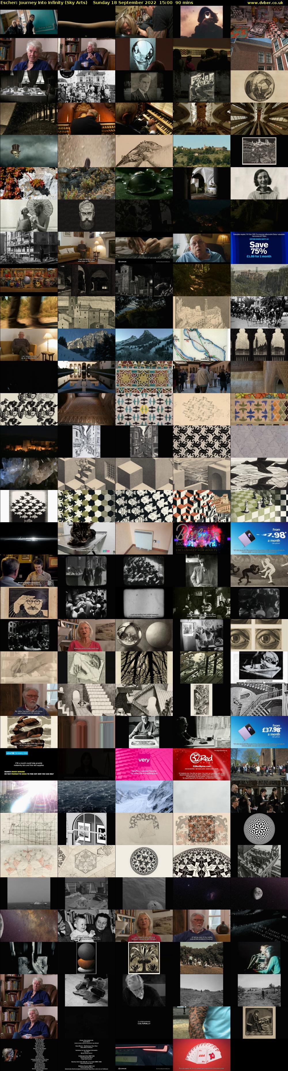 Escher: Journey Into Infinity (Sky Arts) Sunday 18 September 2022 15:00 - 16:30