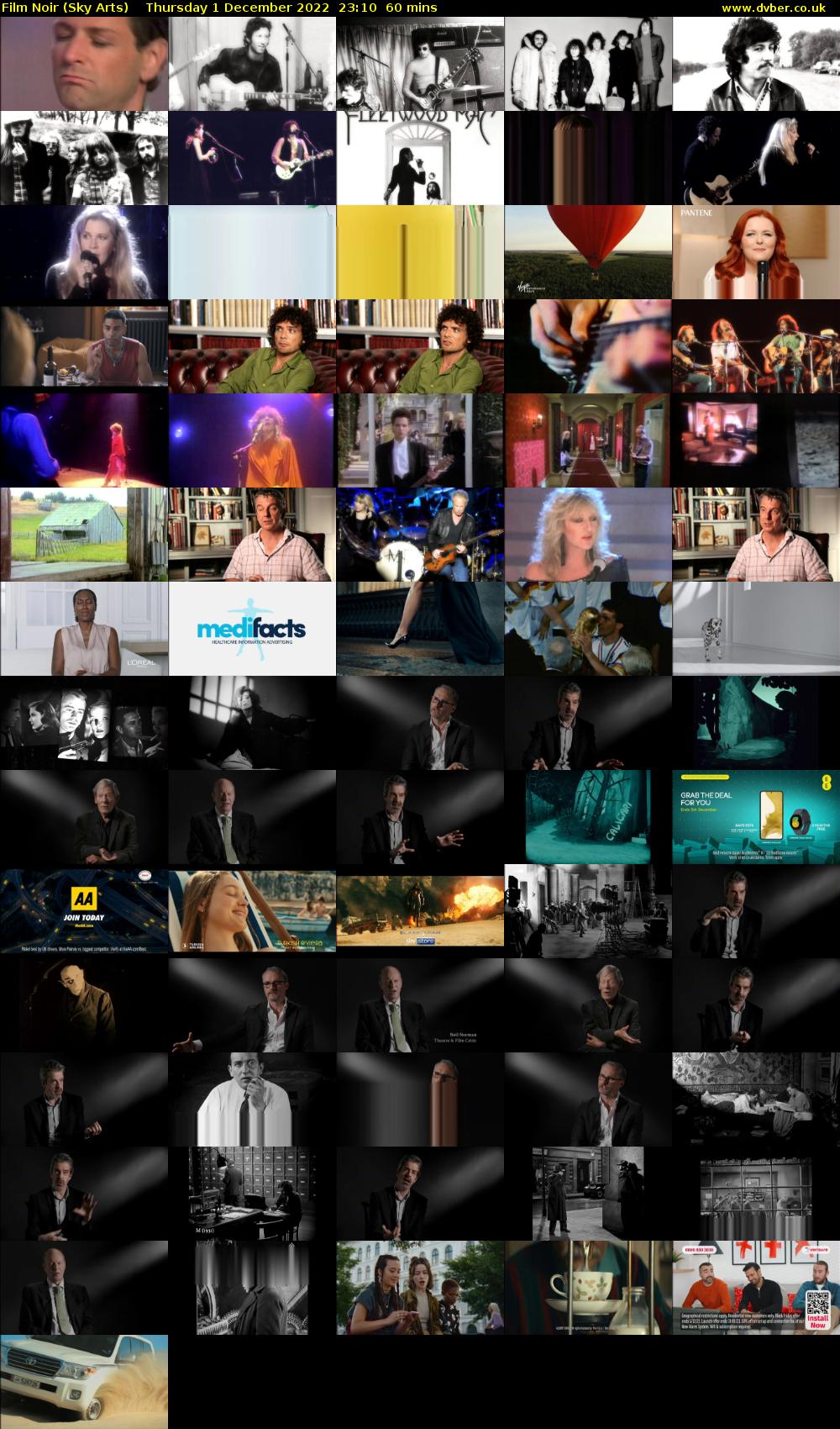Film Noir (Sky Arts) Thursday 1 December 2022 23:10 - 00:10