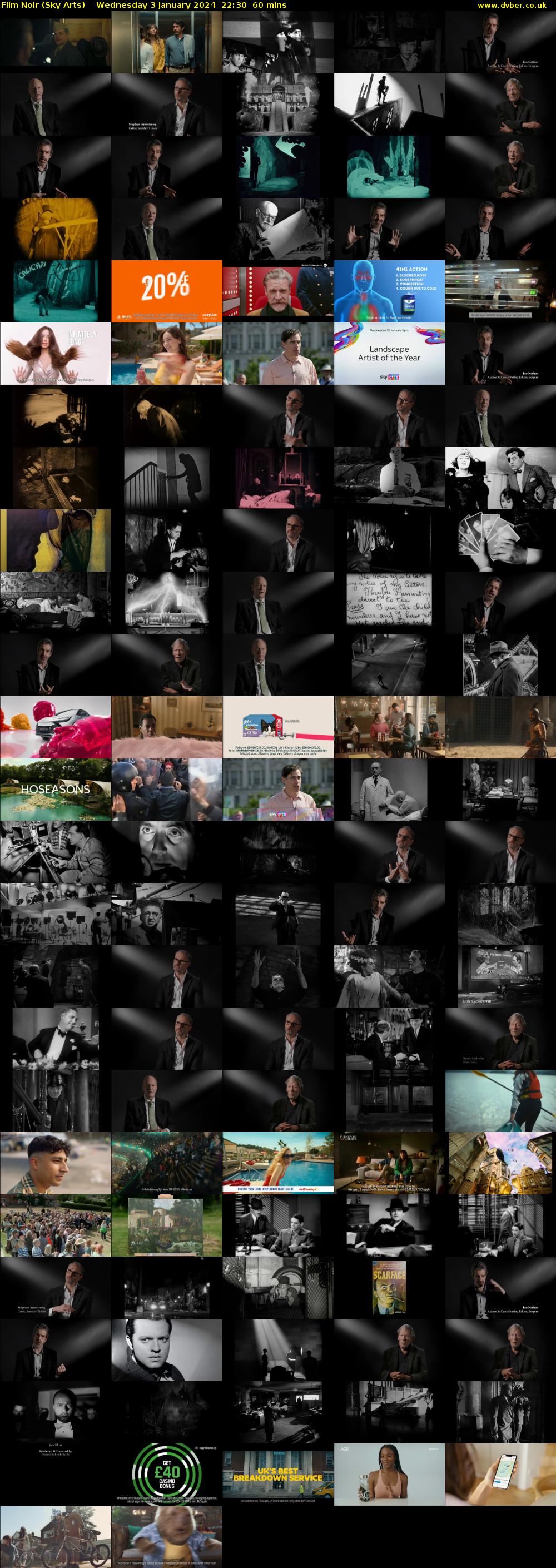 Film Noir (Sky Arts) Wednesday 3 January 2024 22:30 - 23:30