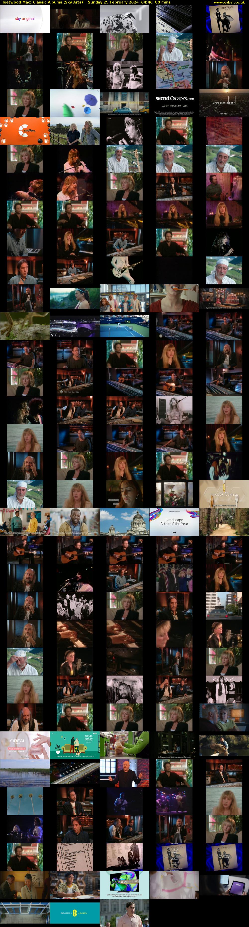 Fleetwood Mac: Classic Albums (Sky Arts) Sunday 25 February 2024 04:40 - 06:00