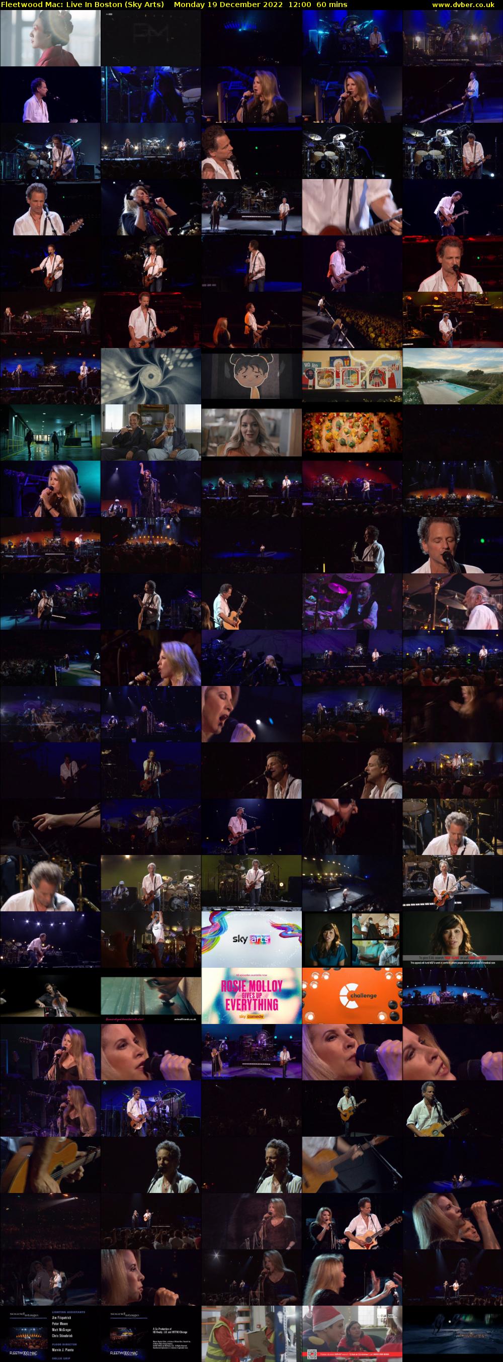 Fleetwood Mac: Live In Boston (Sky Arts) Monday 19 December 2022 12:00 - 13:00