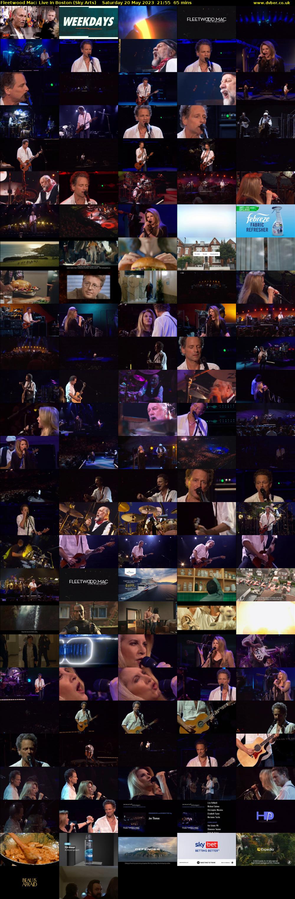 Fleetwood Mac: Live In Boston (Sky Arts) Saturday 20 May 2023 21:55 - 23:00