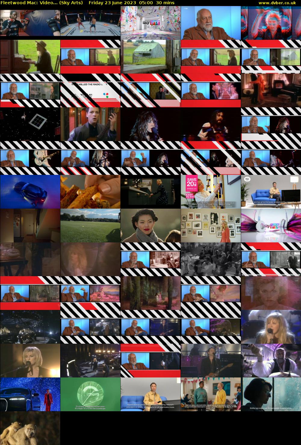 Fleetwood Mac: Video... (Sky Arts) Friday 23 June 2023 05:00 - 05:30