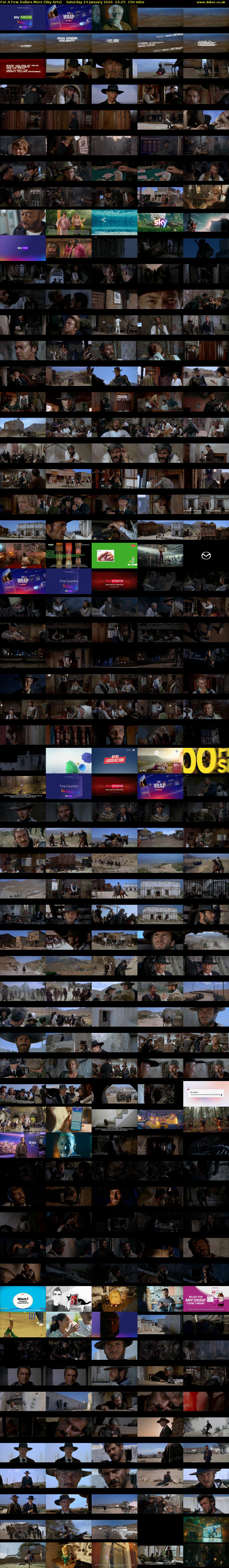 For A Few Dollars More (Sky Arts) Saturday 24 January 2026 22:25 - 00:55