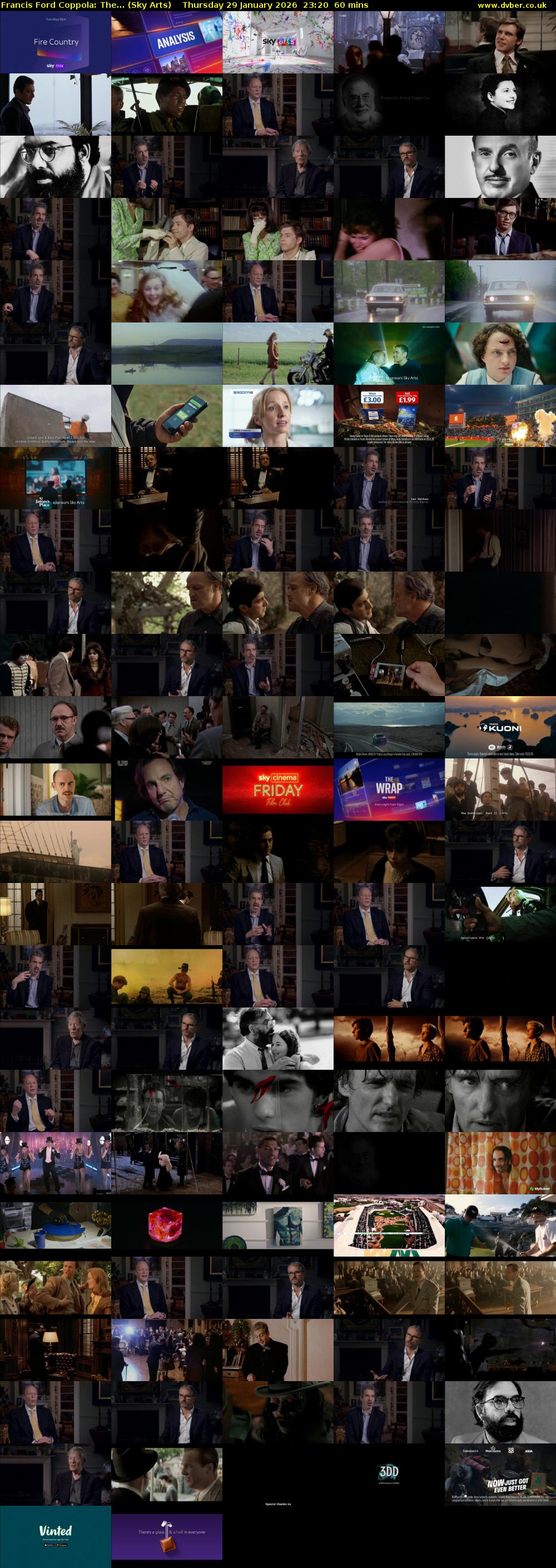 Francis Ford Coppola: The... (Sky Arts) Thursday 29 January 2026 23:20 - 00:20
