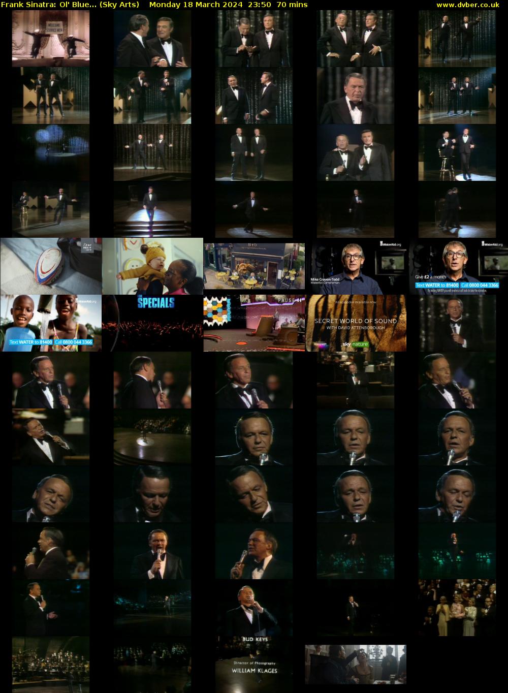 Frank Sinatra: Ol' Blue... (Sky Arts) Monday 18 March 2024 23:50 - 01:00